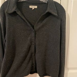 Madewell Button-down polo cardigan